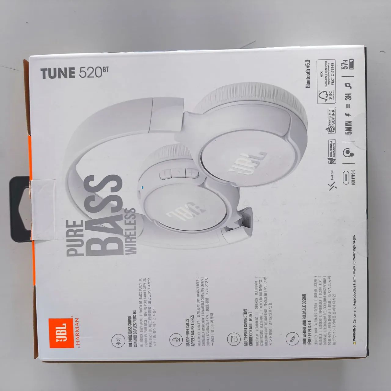 Fone de ouvido JBL Tune 520BT - Foto 3