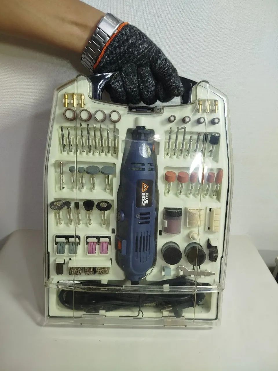retifica kit completo 233 peças com chicote de caneta  - Foto 2