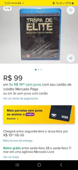 Tropa de Elite Blu-ray  - Foto 4