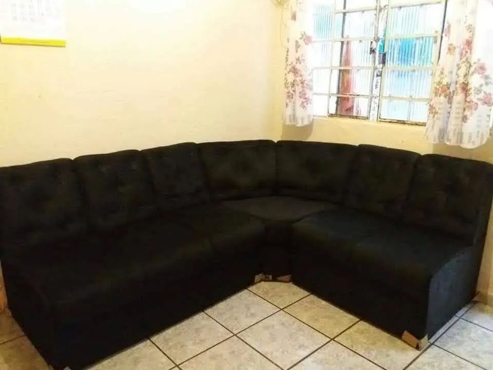 Sofá de canto suede  - Foto 2