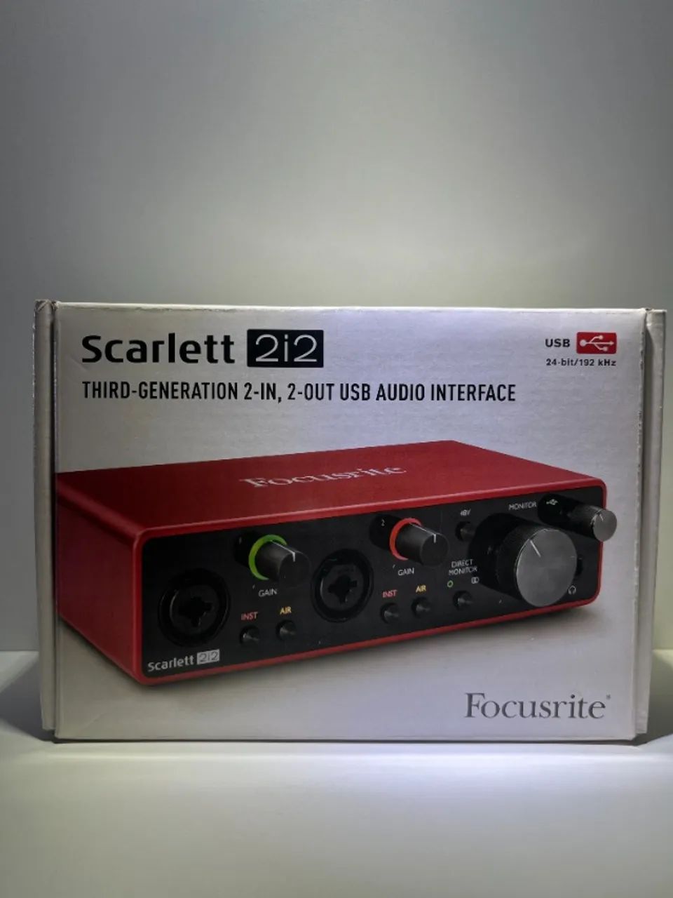 Interface De Áudio USB Focusrite Scarlett 2i2 3ª Geração - Foto 3