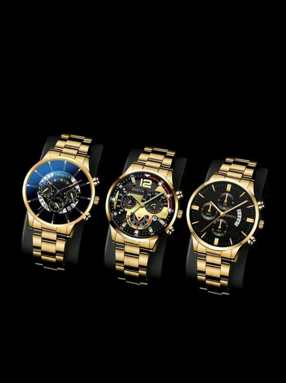 Relógio Masculino Analógico de Aço Inoxidável - Foto 3