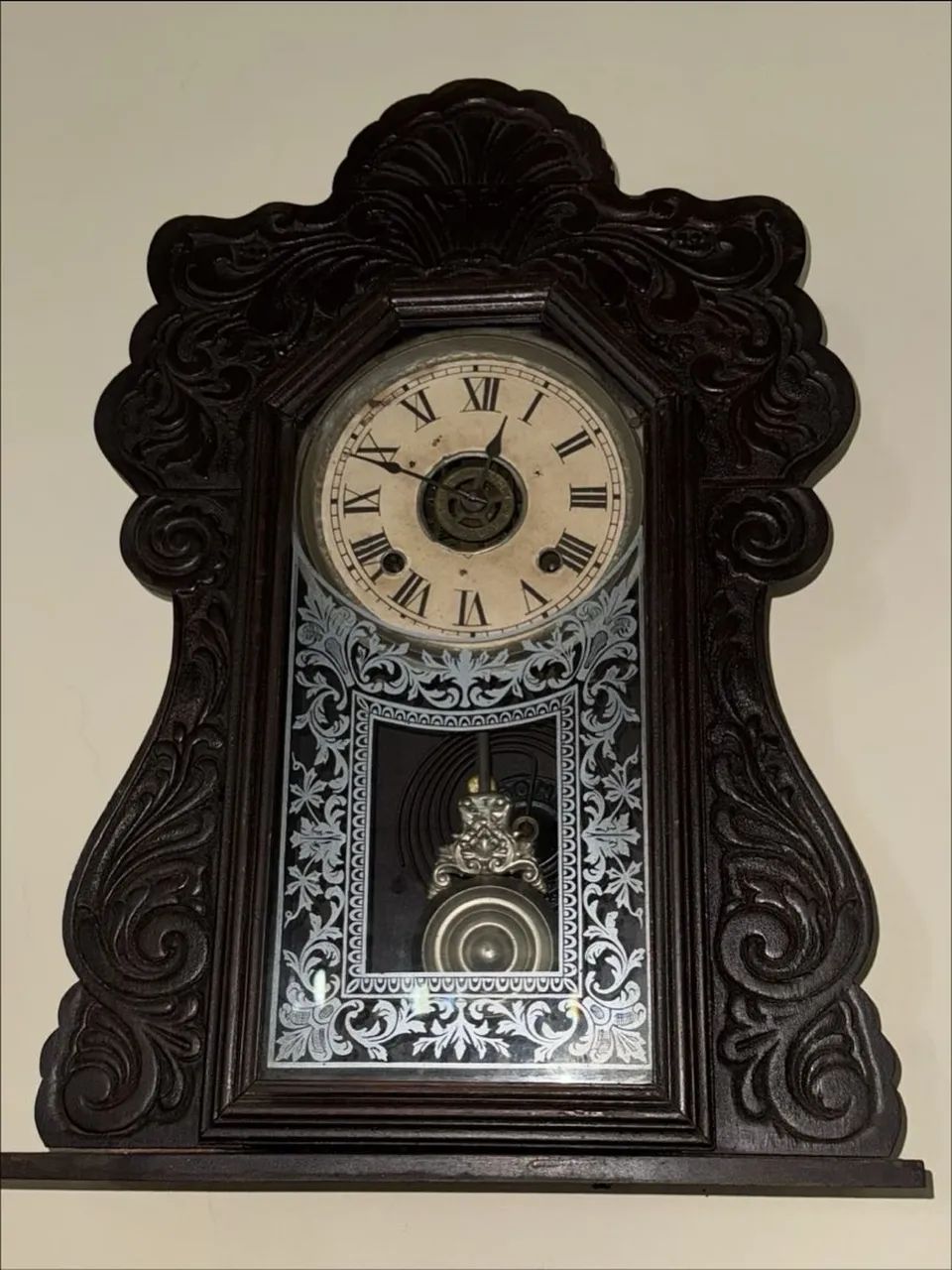 Relógio de Parede Antigo Ansônia - Foto 2