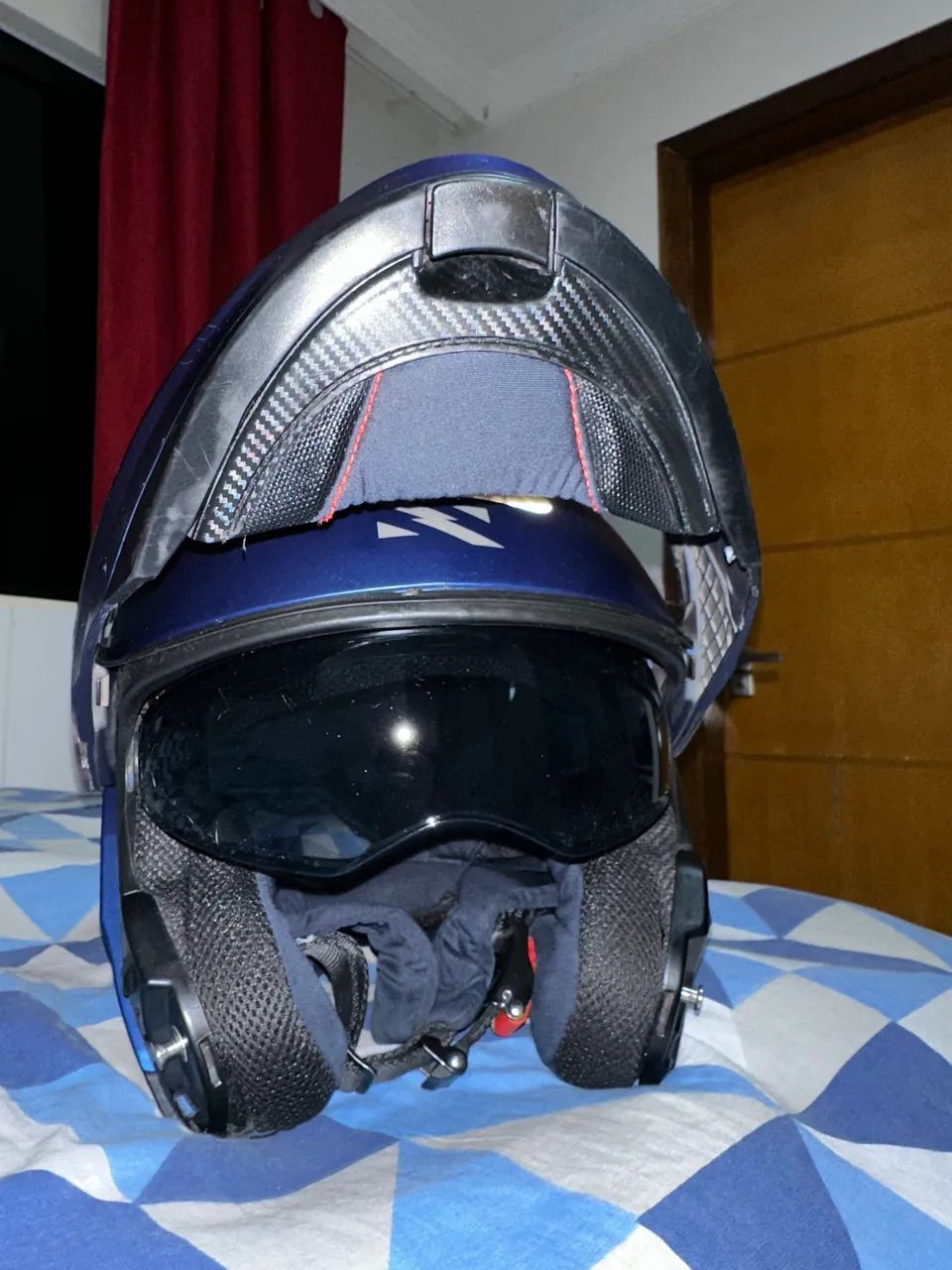 Capacete Norisk articulado e com óculos interno - Foto 2