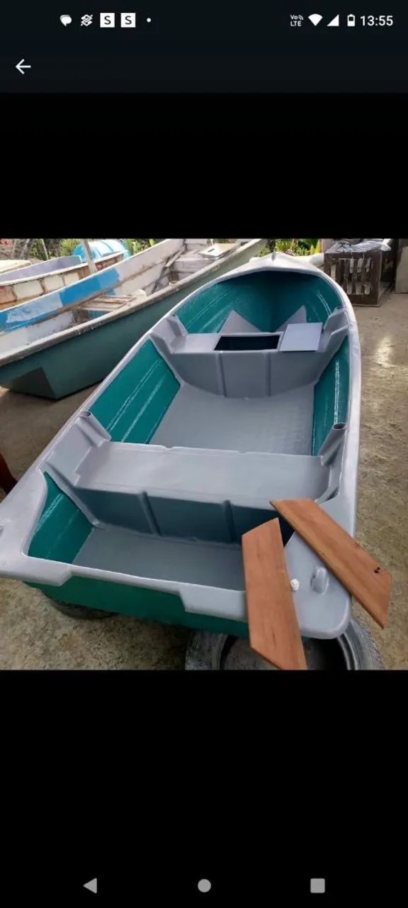 Barco 3.5m com nota fiscal, laudo do engenheiro direto de fábrica 