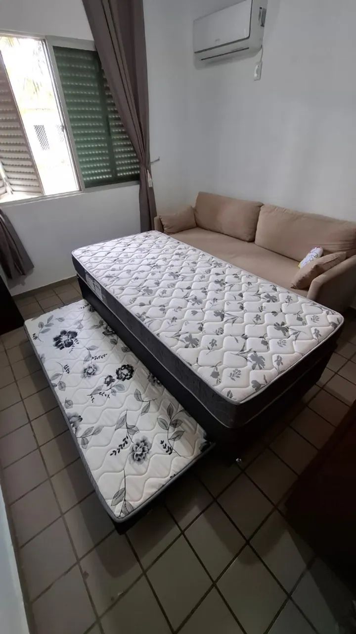 Single Storage Bed with Auxiliary Bed, D33 Mattress.
