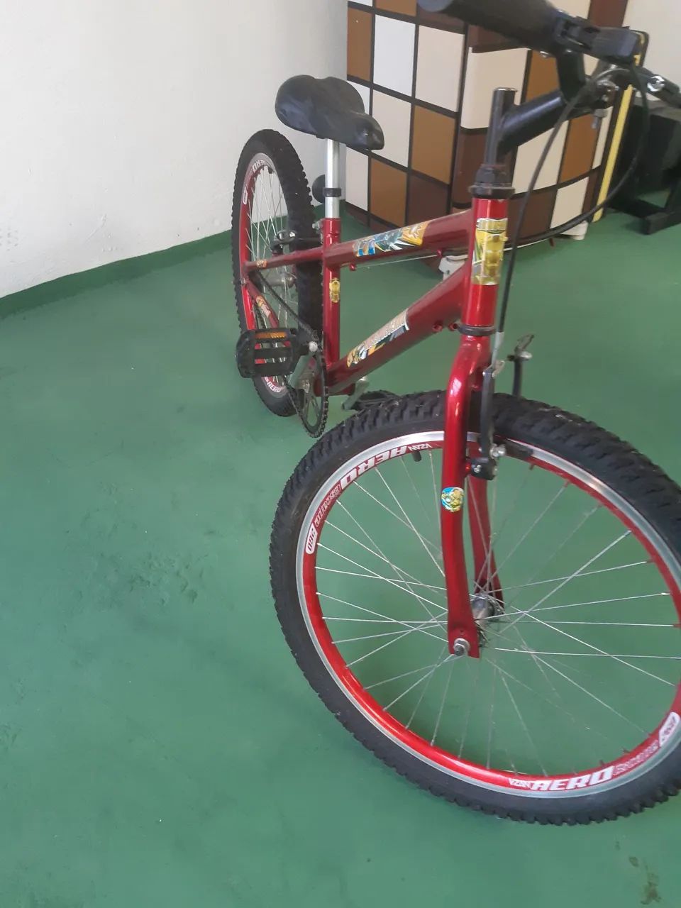 Bicicleta Infantil Vermelha - Foto 2