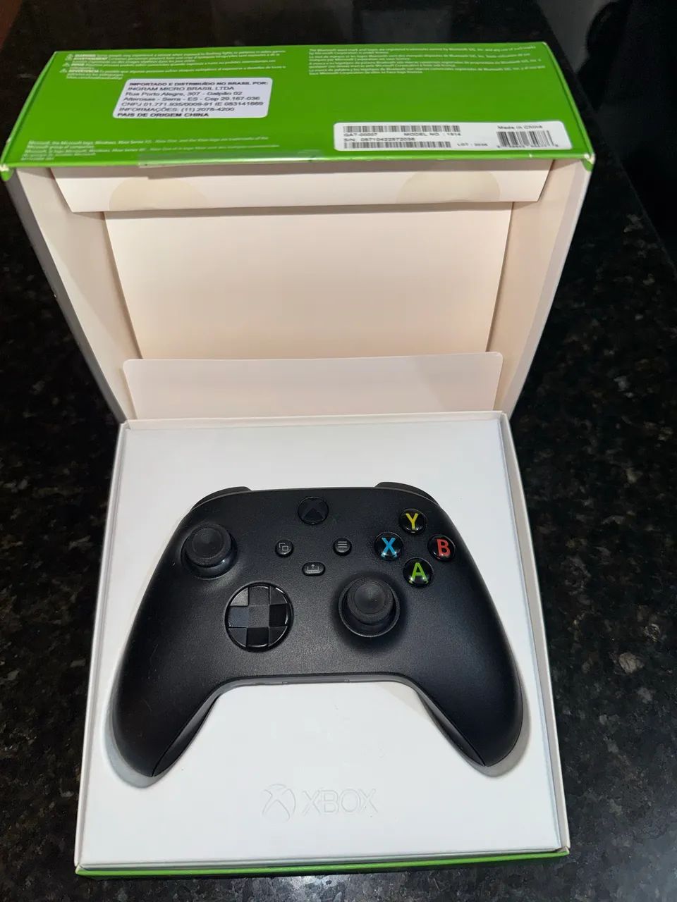 Controle Xbox One X - preto, perfeito  - Foto 2