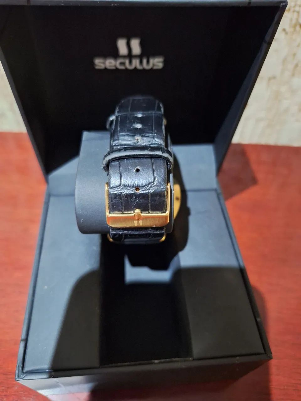 Relógio Seculus Dourado - Foto 4