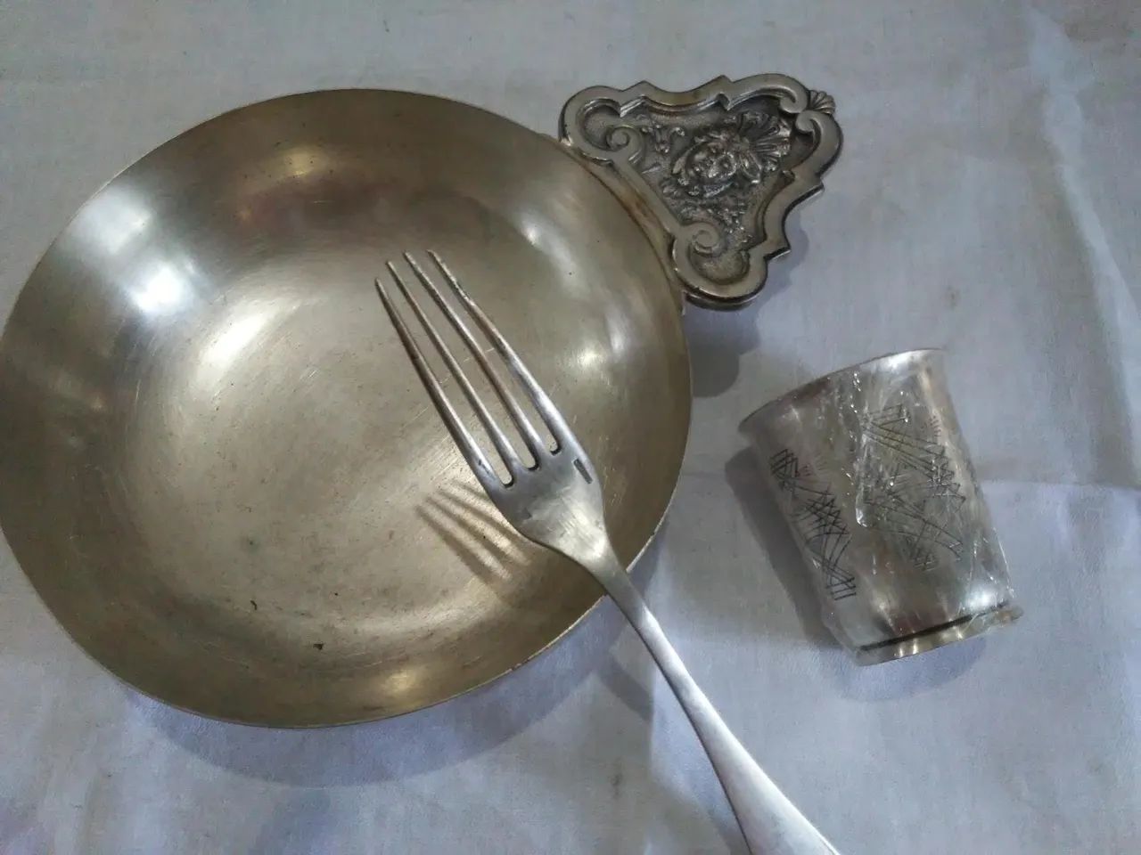 Conjunto de Talheres de Prata Antigo - Foto 2