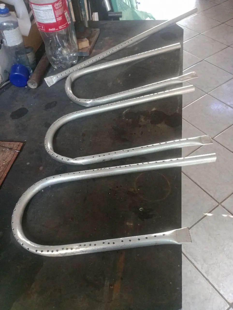 Queimadores chapa de lanches 