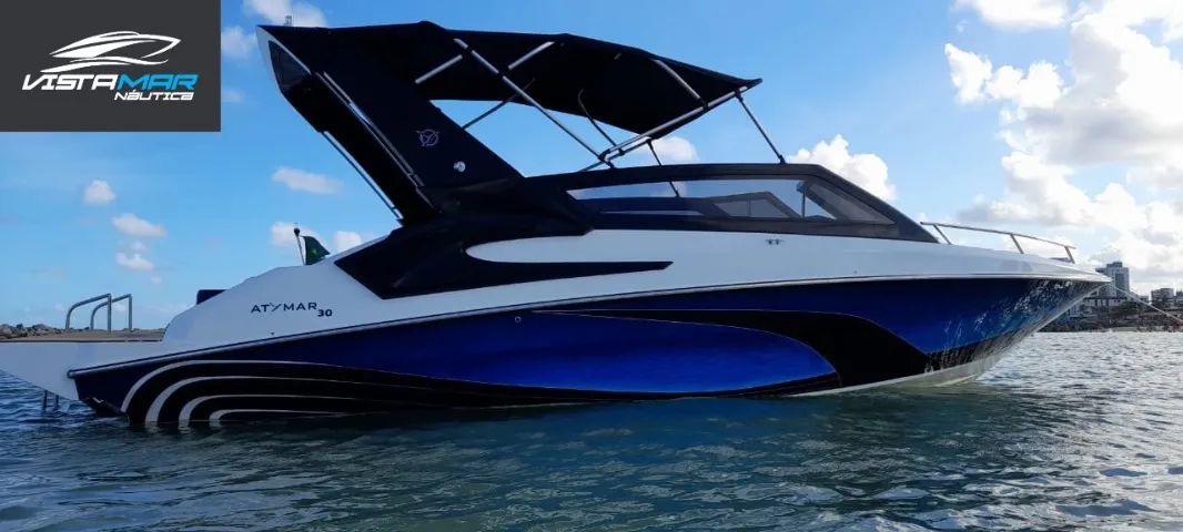 Lancha Atymar 30 pés Open com banheiro (Super nova) - Foto 4