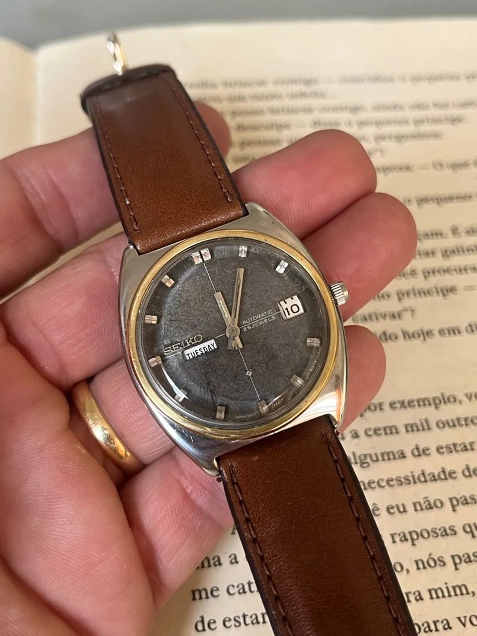 Relógio Seiko 6506 Automático 64661944013955123