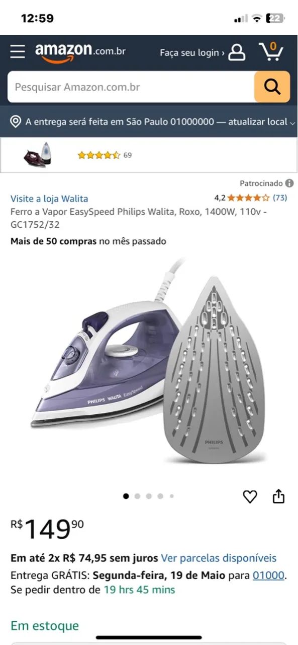 Ferro de passar nunca usado!!! - Foto 5