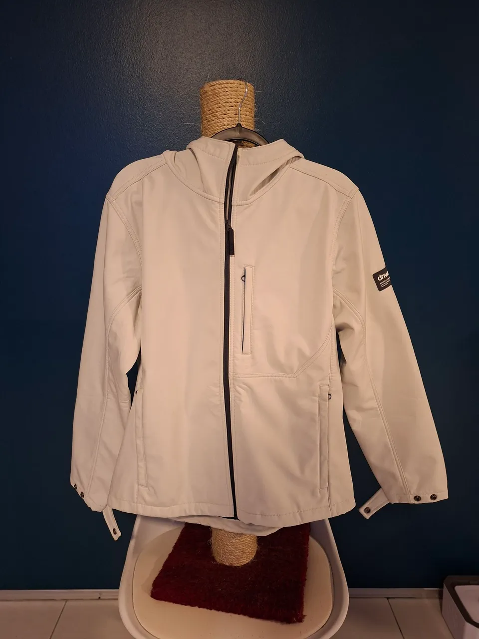 Jaqueta Masculina com Capuz - Zara Cor Off White