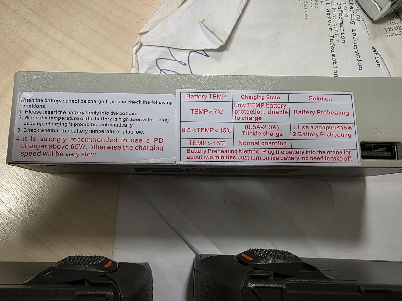 2 Baterias Avata 2 + dock de carregamento  - Foto 2