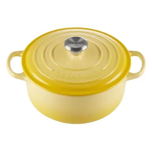 LE CREUSET 黄色24cm Panela Linda Le Creuset (nunca usada)- 24cm - Soleil - Utensílios