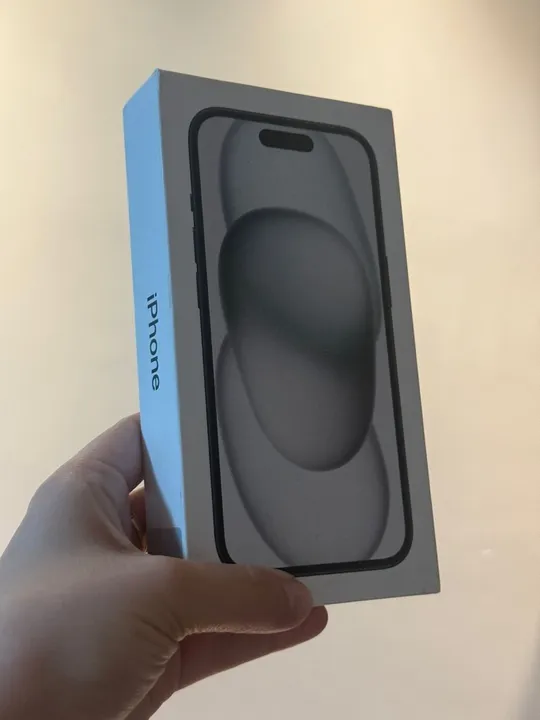 iPhone 15 Preto 128GB Chip Físico Lacrado Novo 1 Ano Apple