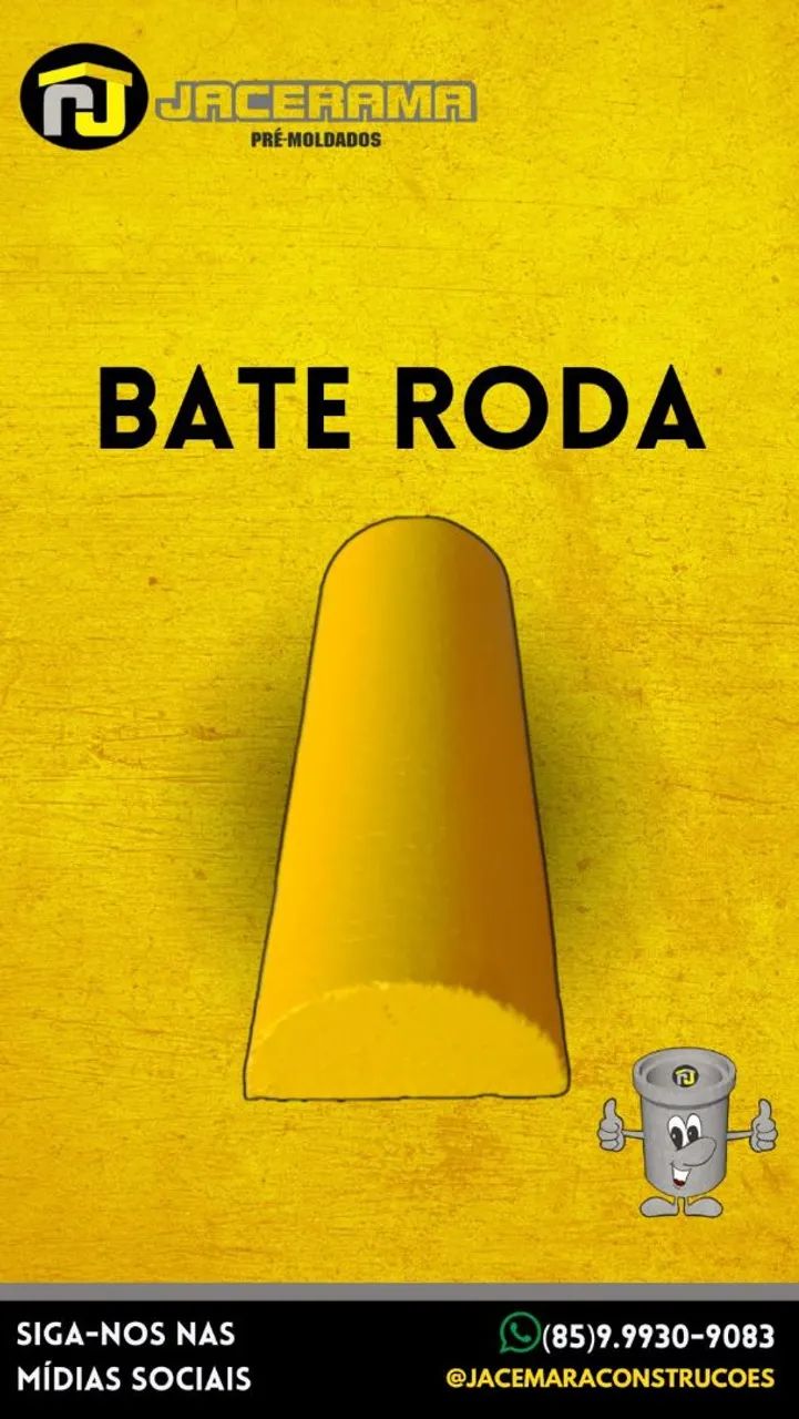 Bate Roda para Alvenaria - Jacerma