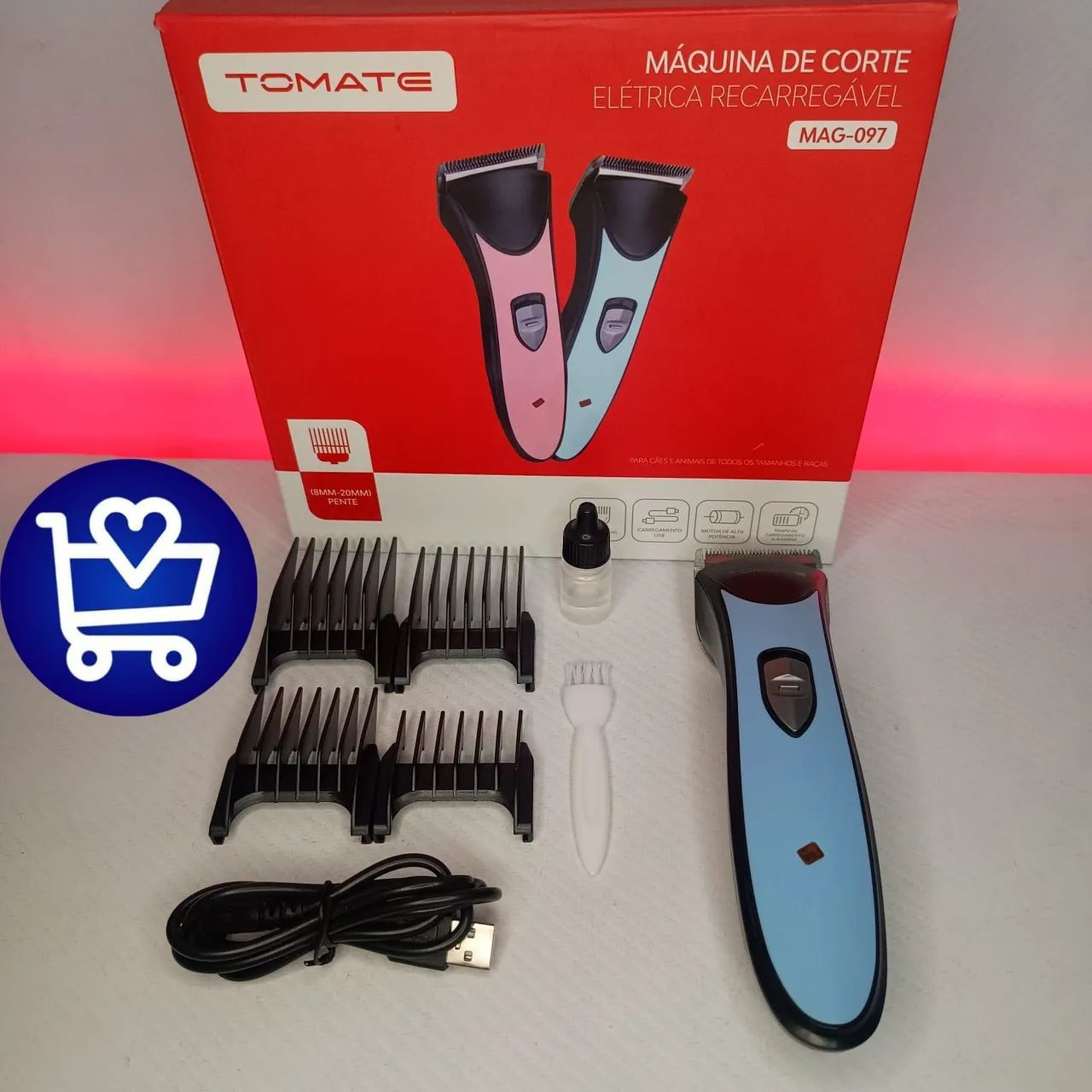 Máquina de Corte para Cabelo e Pelos de Animais - Foto 2