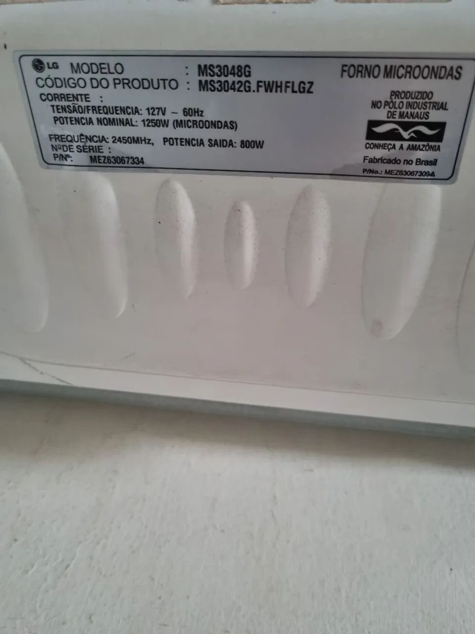 LG Microwave64312007584259124