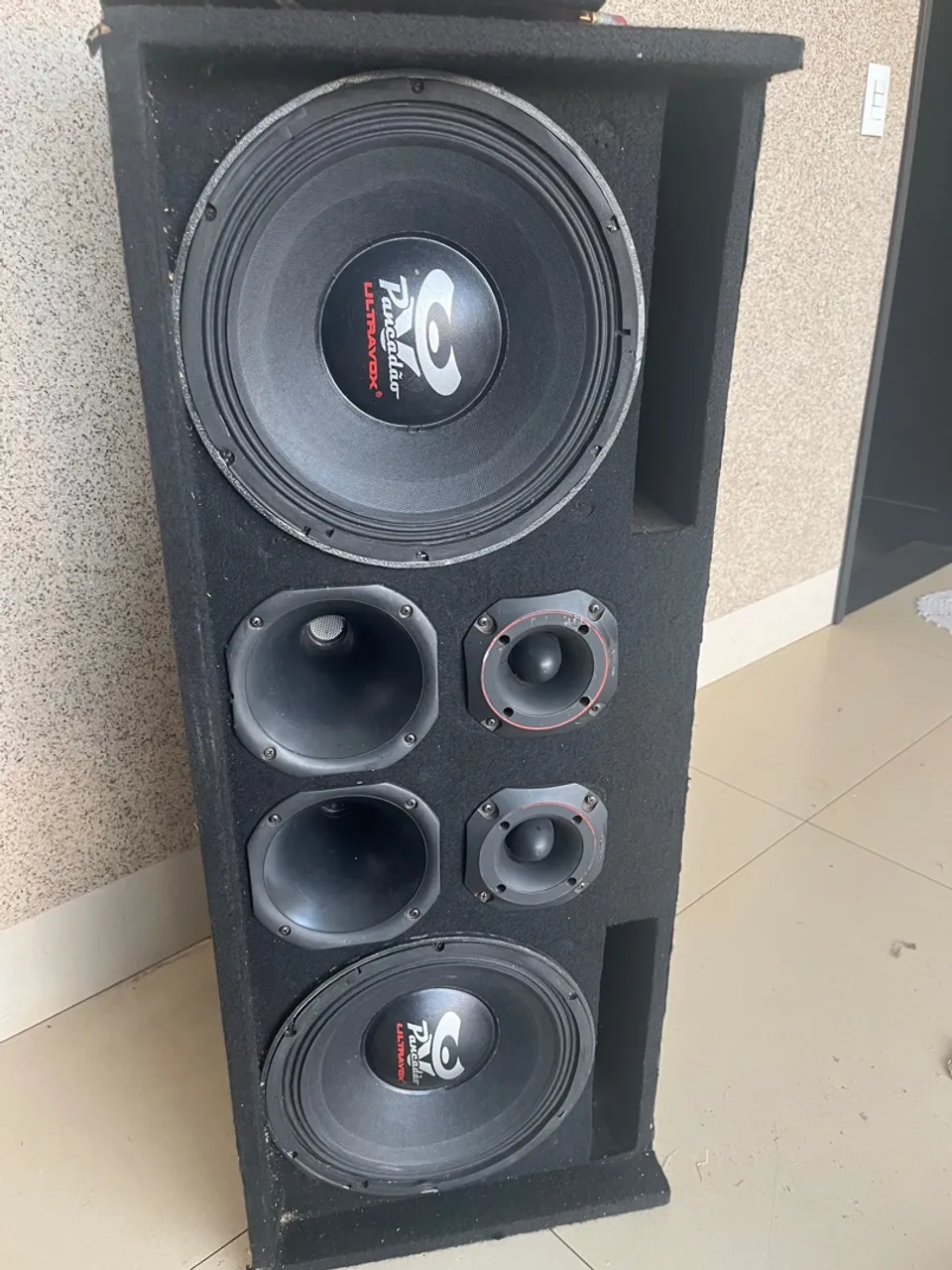 Caixa de som automotivo 2x12 