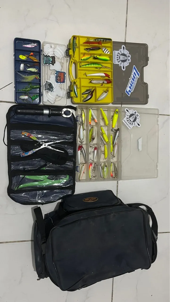 Kit Completo de Pesca Esportiva