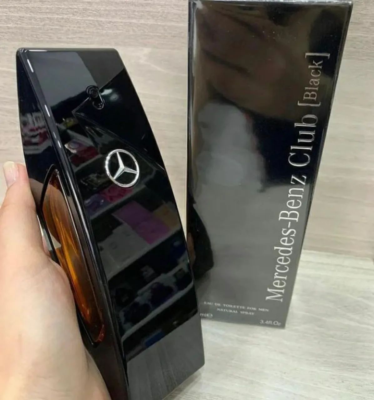 Perfume Mercedes black 100ml original e lacrado 