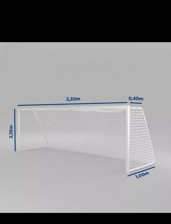 Par de rede trave de futsal