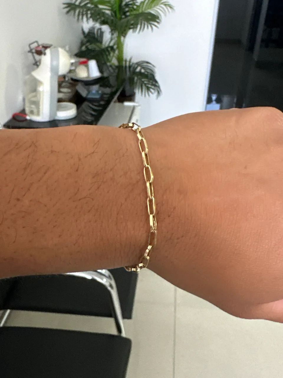 Pulseira Ouro18k Tijolinho  - Foto 4