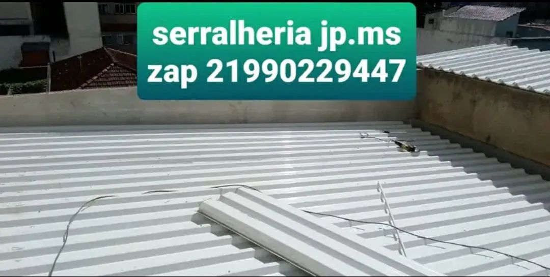 Telhado em chapa galvanizada