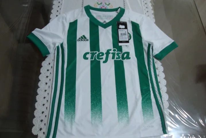 Camisa Adidas Palmeiras II 2017/2018 - Infantil - Torcedor - Foto 2