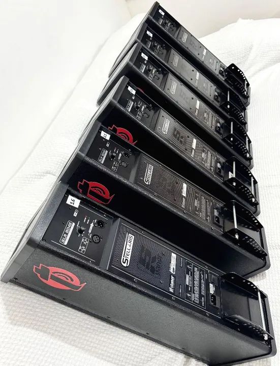 Caixa staner LINE Vertical Ativa 350W Preta SLR-504S - Foto 4