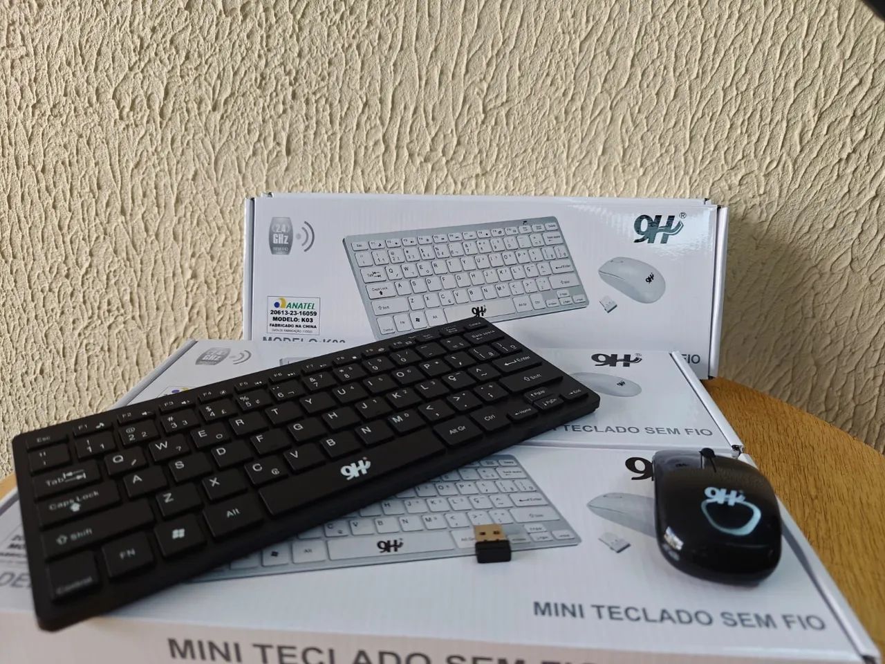 Kit Teclado e Mouse Sem Fio - Novo - Foto 2