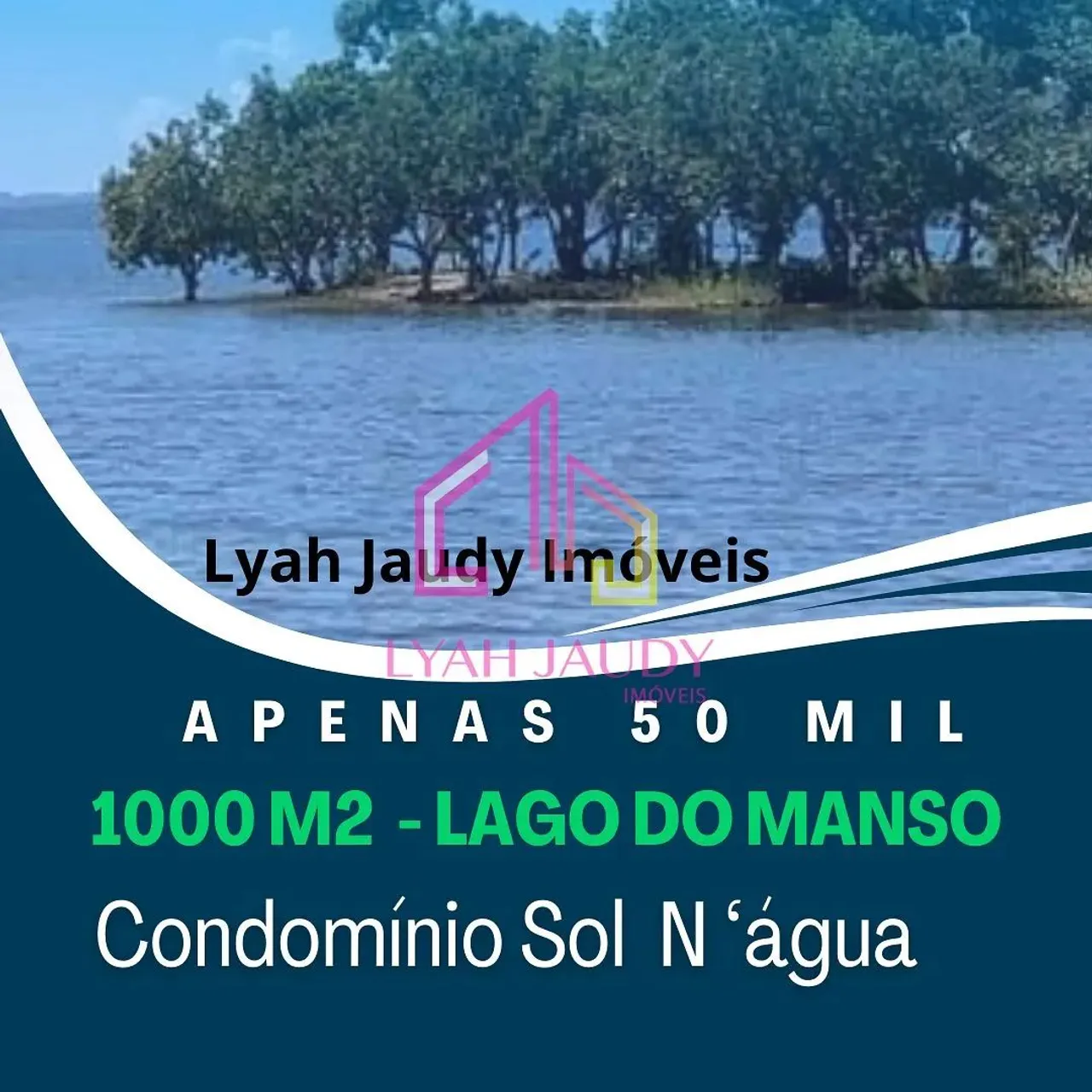 Terreno à Venda, Manso, Chapada dos Guimarães - MT, Condomínio Sol N´ Água, 1000 m², 400 M