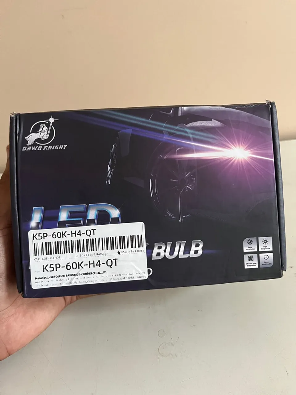 LED DAWNKNIGHT K5C PLUS H4 6000K