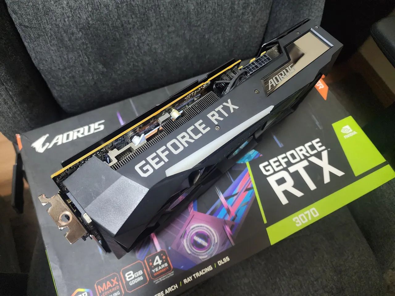 RTX 3070 AORUS MASTER (LEIA) - Foto 3