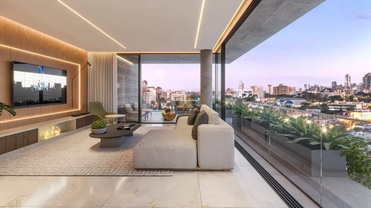 Apartamento de luxo à venda em Curitiba-PR, no Batel, com 3 suítes, 3 vagas de garagem e 1