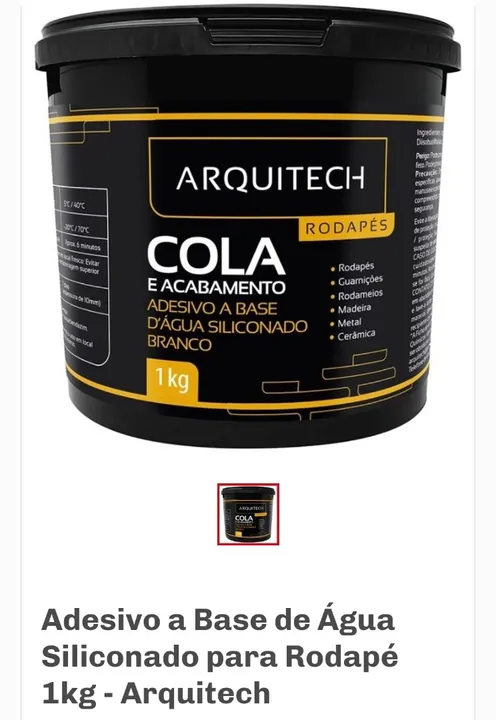 6 Colas para Acabamentos 1kg - Arquitech