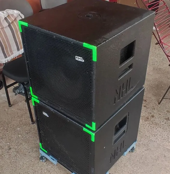 Caixa de Som Subwoofer N-H-L 15 polegadas