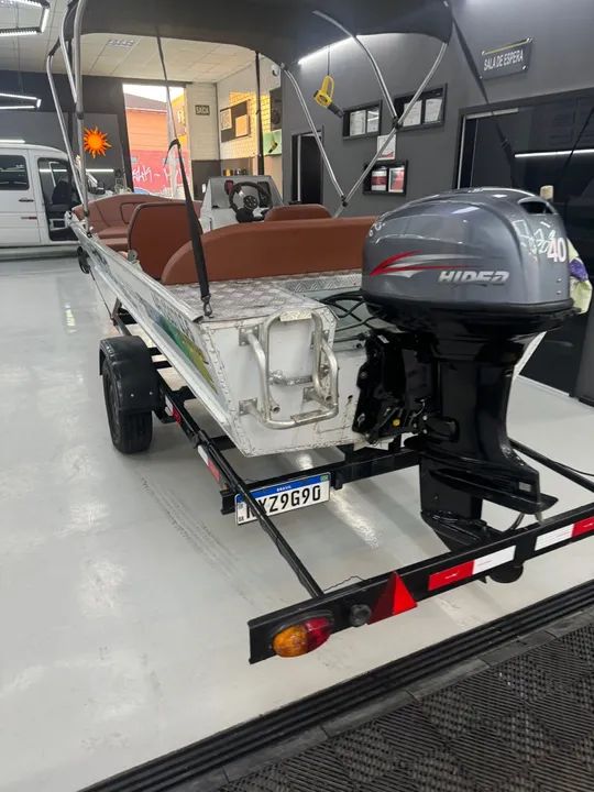 Barco ecologia com carretinha nova  - Foto 2