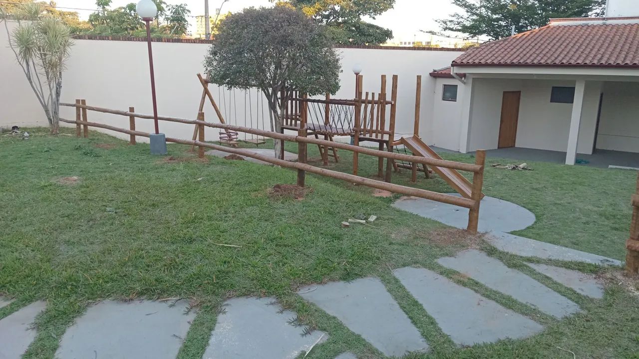 Playground de Madeira Completo e pergolado - Foto 6