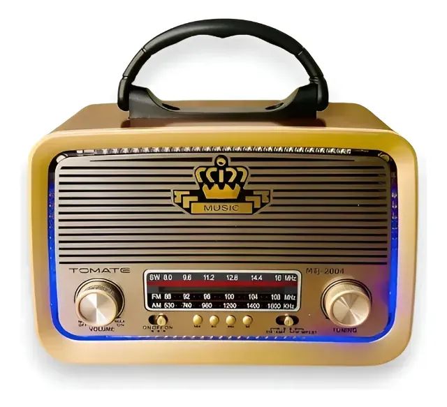 RÁDIO PORTÁTIL FM/AM/SW TOMATE MTJ-2004