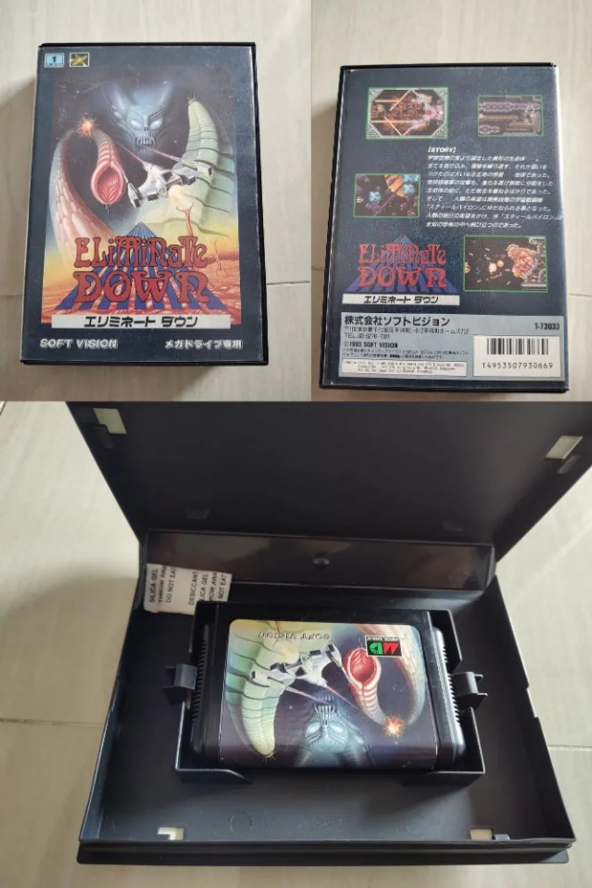 Eliminate Down p/ Mega Drive original - Foto 4