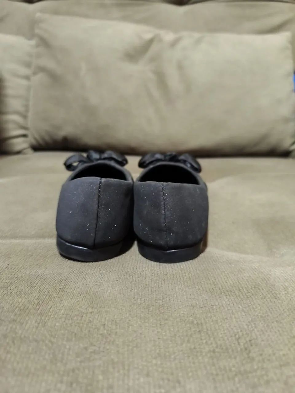 Sapatilha Infantil Preta com Laço - Foto 4