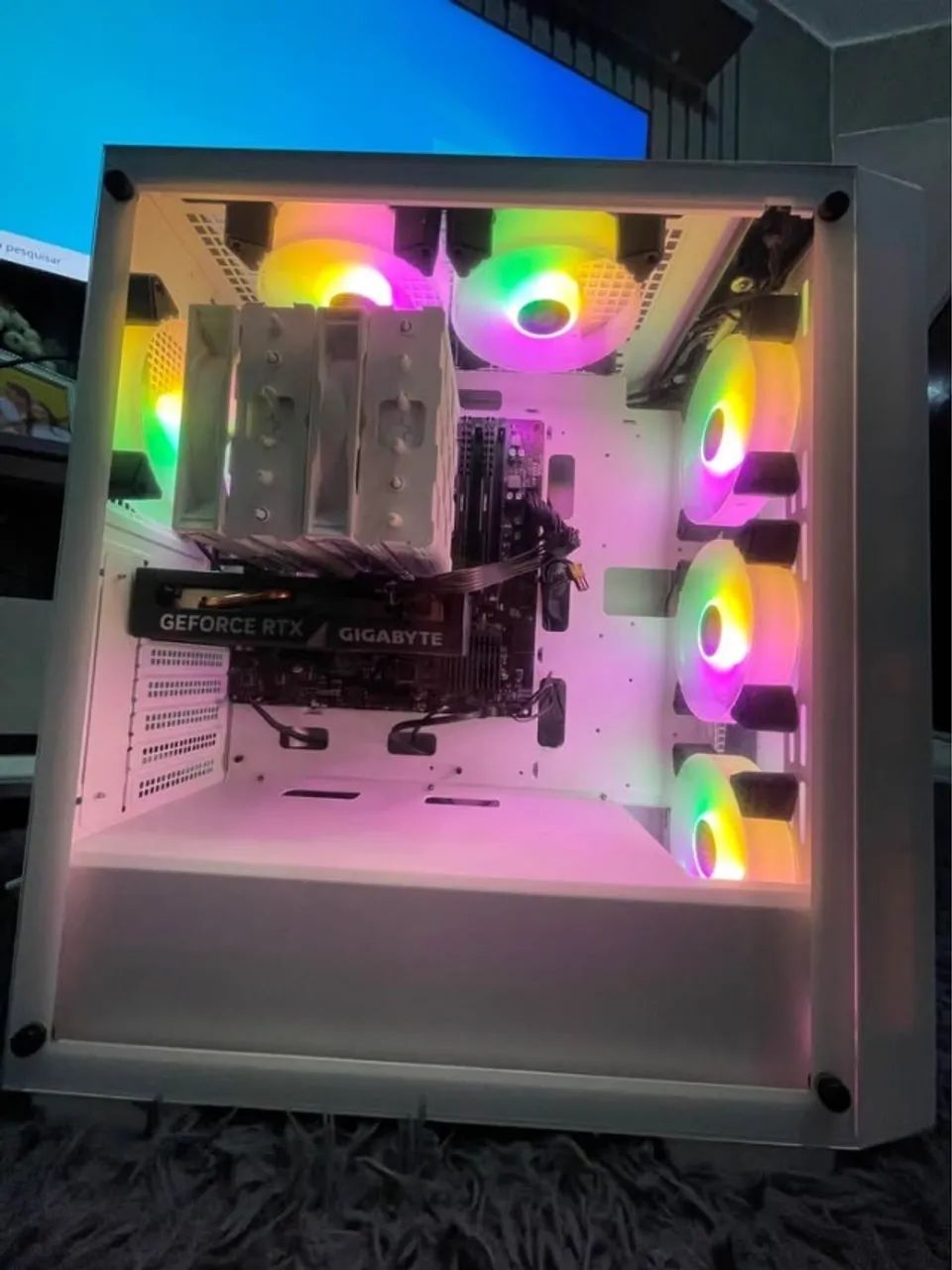 PC Gamer Completo - RTX 4060 | Ryzen 5 5600X | 16GB RAM | SSD NVMe 1TB - Foto 4