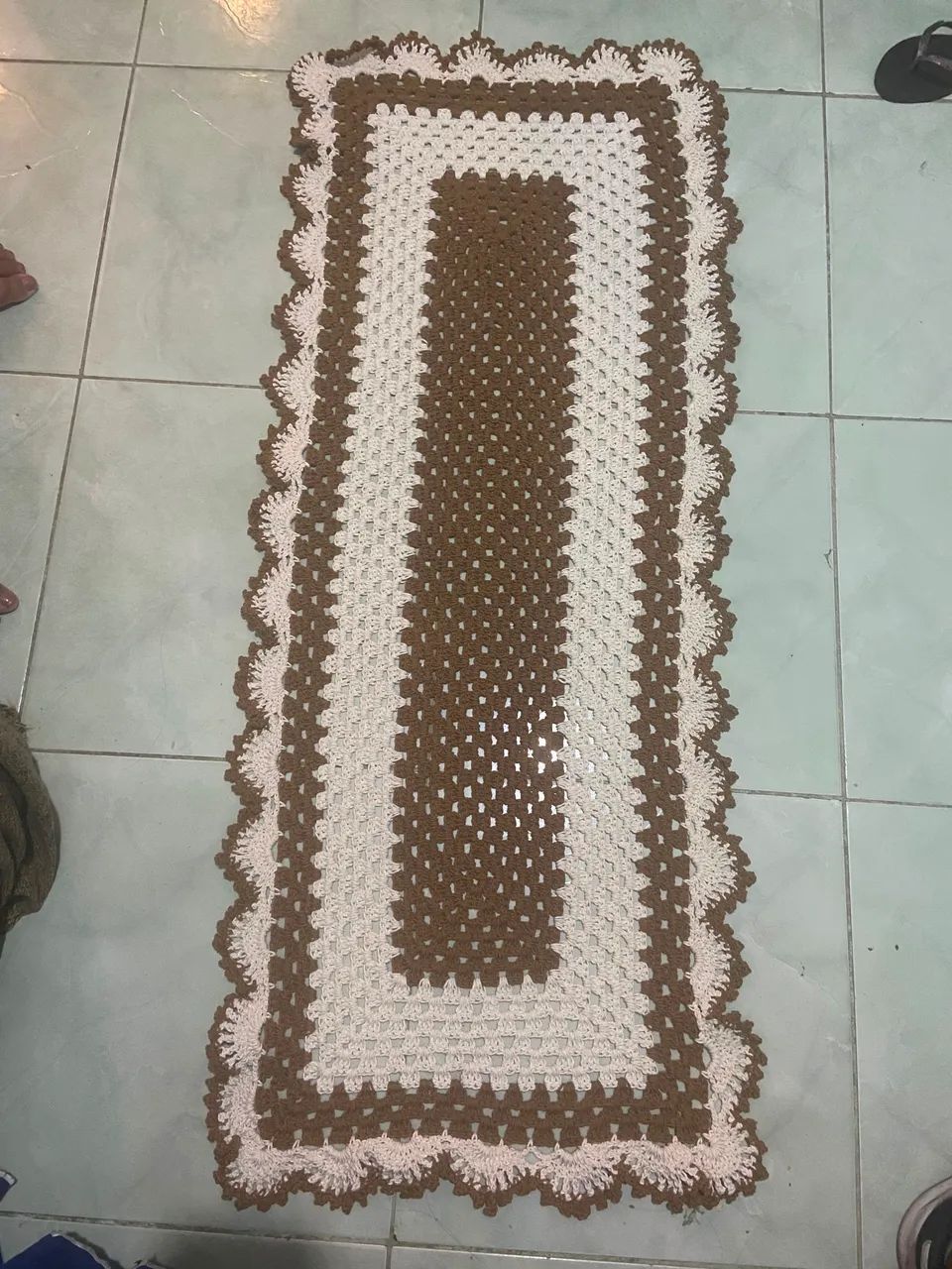 Conjunto de passadeiras em crochê  - Foto 2