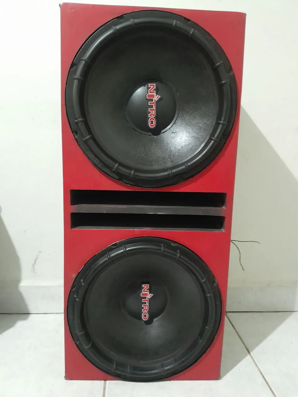 Caixa som com 2 Nitro 15 polegadas 700 RMS. - Foto 2
