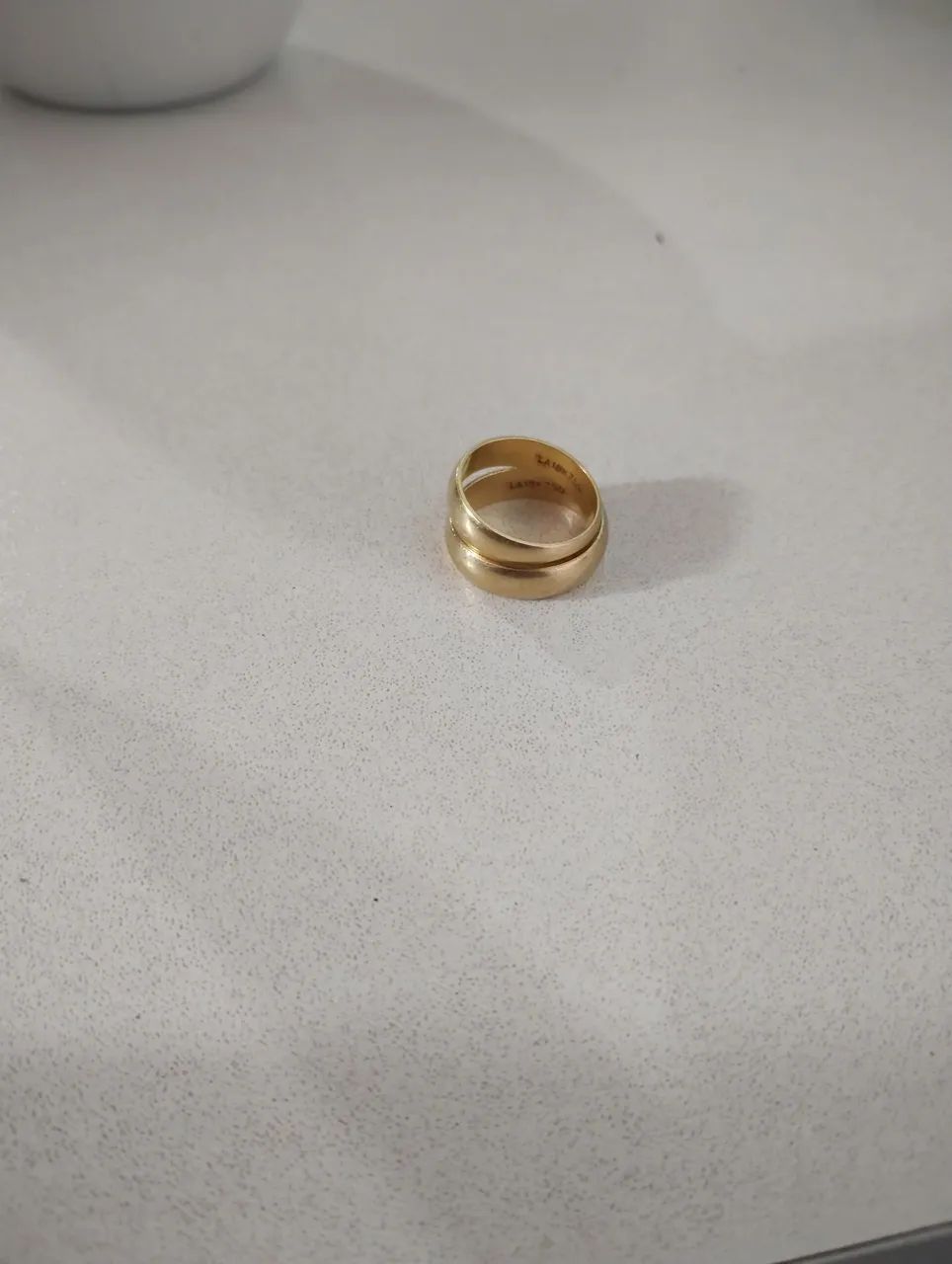 Par de Aliança ouro 18k - Foto 2