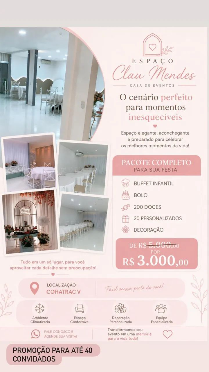 Casa de eventos cohatrac